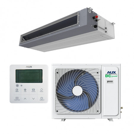 Κλιματιστικό αεραγωγών AUX AUMD-H36/NDR3HC + AL-H36/NDR3C2(U), 36000 BTU, 60 m2, R-32, Λευκό
