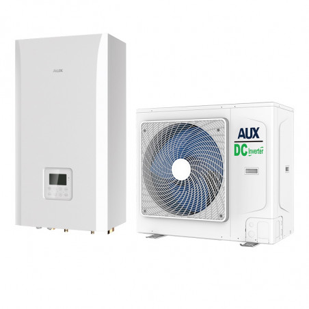 Αντλία θερμότητας AUX ACHP-H14/5R3HA, 14 kW, 65C, A+++, Wi-Fi, R-32, Τριφασική, Λευκό
