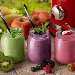 Μπλέντερ Ariete MODERNA 0585/01, 1000W, 4 λεπίδες, 1.5 l, 4 ταχύτητες + παλμός, γυάλινη κανάτα, Λευκό