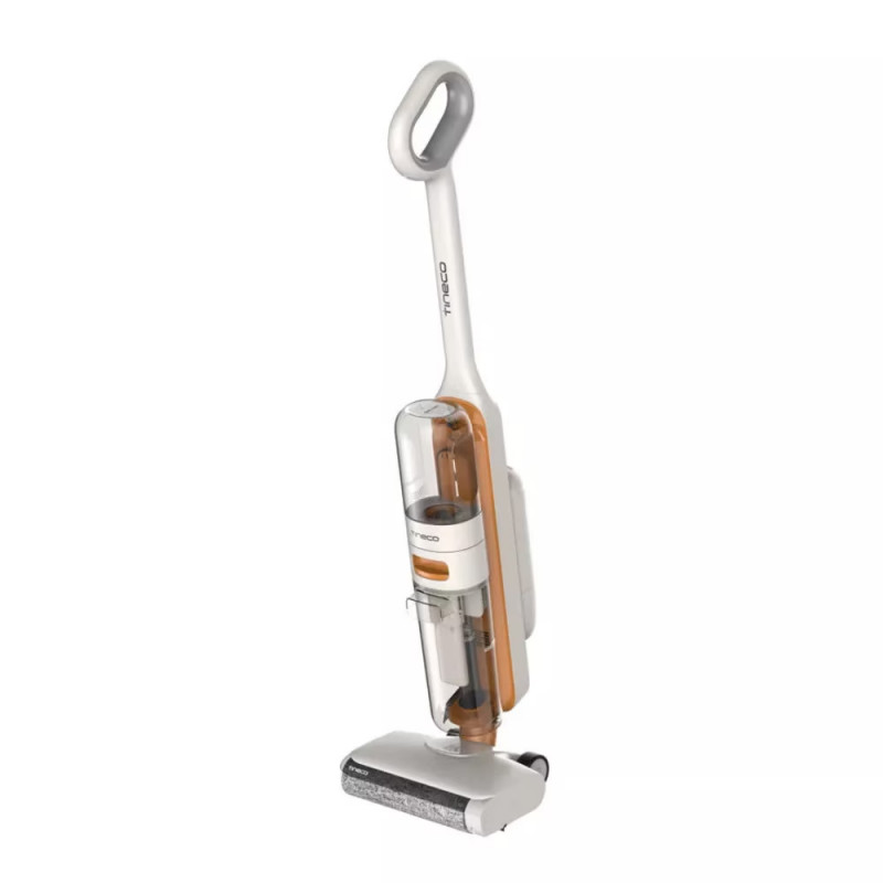 Κάθετη ηλεκτρική σκούπα Tineco iFloor Y2 Plus, 6500 Pa, Wi-Fi, 0,8 l βρώμικο/1 l καθαρό, LED, αυτοκαθαρισμός, 70m2, ενδείξεις, λευκό/πορτοκαλί