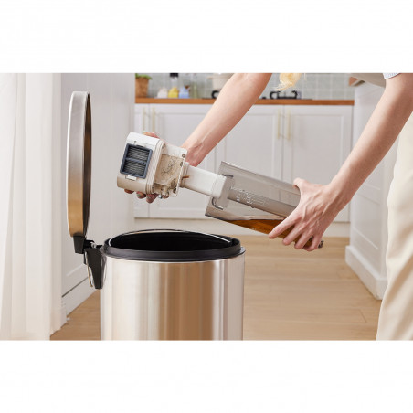 Κάθετη ηλεκτρική σκούπα Tineco iFloor Y2 Plus, 6500 Pa, Wi-Fi, 0,8 l βρώμικο/1 l καθαρό, LED, αυτοκαθαρισμός, 70m2, ενδείξεις, λευκό/πορτοκαλί