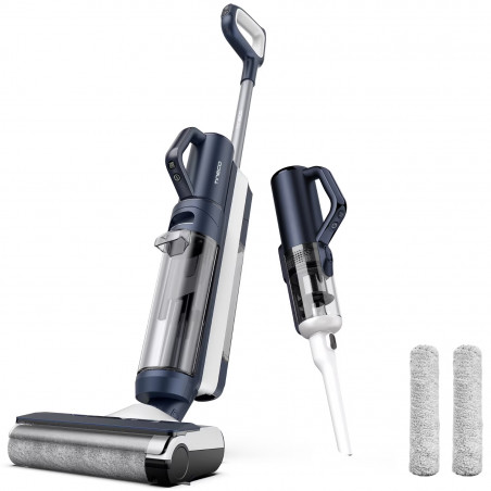 Κάθετη ηλεκτρική σκούπα Tineco Floor One S5 Combo Plus, 22W, 0.45 l βρώμικο/0.5 l καθαρό/0.16 l σκόνη, Wi-Fi, iLoop Smart Sensor, Αυτοκαθαρισμός, Αυτονομία 22 λεπτά, Μέχρι 90m2, Μαύρο
