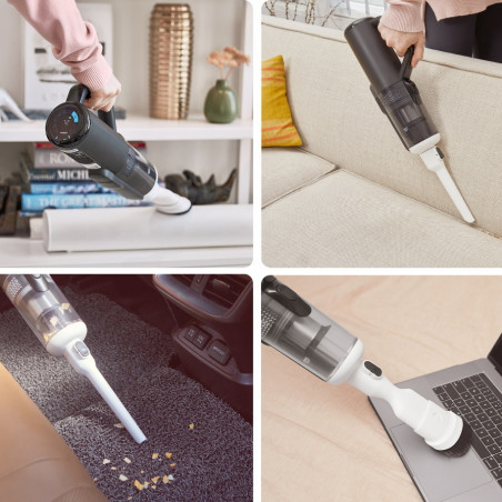 Κάθετη ηλεκτρική σκούπα Tineco Floor One S5 Combo Plus, 22W, 0.45 l βρώμικο/0.5 l καθαρό/0.16 l σκόνη, Wi-Fi, iLoop Smart Sensor, Αυτοκαθαρισμός, Αυτονομία 22 λεπτά, Μέχρι 90m2, Μαύρο
