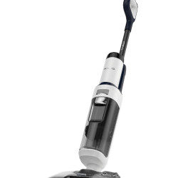 Ηλεκτρική σκούπα μπαταρίας Tineco Floor One S5 Stretch Extreme, 220W, 18000 Pa, Στεγνό/Υγρό, 0,72 l βρώμικο/0,8 l καθαρό, Αυτονομία 40 λεπτά, αισθητήρας iLoop, Μαύρο/Λευκό