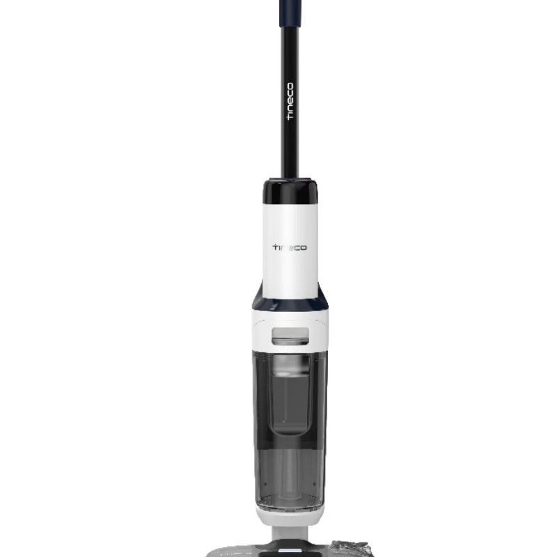 Ηλεκτρική σκούπα μπαταρίας Tineco Floor One S5 Stretch Extreme, 220W, 18000 Pa, Στεγνό/Υγρό, 0,72 l βρώμικο/0,8 l καθαρό, Αυτονομία 40 λεπτά, αισθητήρας iLoop, Μαύρο/Λευκό
