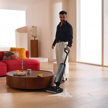 Tineco Floor One S9 Artist Premium όρθια ηλεκτρική σκούπα, 230W, 22000 Pa, Στεγνό/Υγρό, 0,75 l βρώμικο/1 l καθαρό, Αυτονομία 50 λεπτά, αισθητήρας iLoop, Γκρι