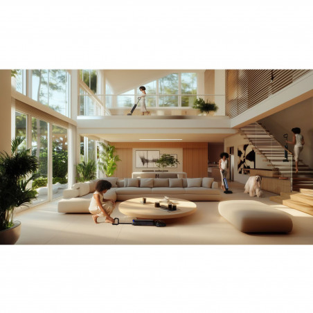 Tineco Floor One S9 Artist Premium όρθια ηλεκτρική σκούπα, 230W, 22000 Pa, Στεγνό/Υγρό, 0,75 l βρώμικο/1 l καθαρό, Αυτονομία 50 λεπτά, αισθητήρας iLoop, Γκρι