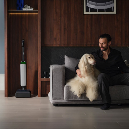Tineco Floor One S9 Artist Premium όρθια ηλεκτρική σκούπα, 230W, 22000 Pa, Στεγνό/Υγρό, 0,75 l βρώμικο/1 l καθαρό, Αυτονομία 50 λεπτά, αισθητήρας iLoop, Γκρι