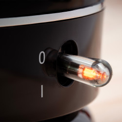 Ηλεκτρικός βραστήρας Oliver Voltz Daisy OV51230W, 2200W, 1.7 l, Αυτόματη απενεργοποίηση, Μαύρο