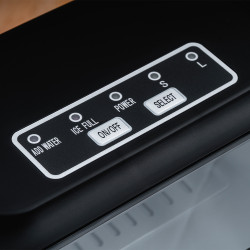 Παγομηχανή Oliver Voltz OV51447B, 120W, 12 kg/24 ώρες, 1,3 l, 9 κύβοι ανά κύκλο λειτουργίας, ένδειξη πάγου και νερού, Μαύρο