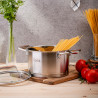 Κατσαρόλα Oliver Voltz OV51210P18 Berlin Premium Collection, 18 cm, 2.6 l, Ανοξείδωτο 18/10, Επαγωγή, Inox