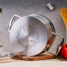 Κατσαρόλα Oliver Voltz OV51210P22 Berlin Premium Collection, 22 cm, 4,7 l, Ανοξείδωτο 18/10, Επαγωγή, Inox