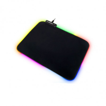 Μαξιλάρι ποντικιού Esperanza Zodiac EGP105, 35x25 cm, RGB οπίσθιος φωτισμός με 10 χρώματα, USB 2.0, Μαύρο
