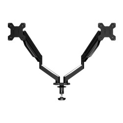Esperanza ERW020 βάση για οθόνες, 17"-27", Για 2 οθόνες, Μηχανισμός με ελατήριο, VESA 75/100 mm, Μέχρι 6 kg ανά βραχίονα, Μαύρο