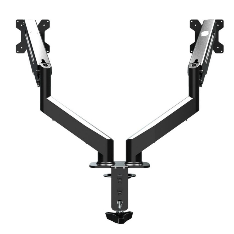 Esperanza ERW020 βάση για οθόνες, 17"-27", Για 2 οθόνες, Μηχανισμός με ελατήριο, VESA 75/100 mm, Μέχρι 6 kg ανά βραχίονα, Μαύρο