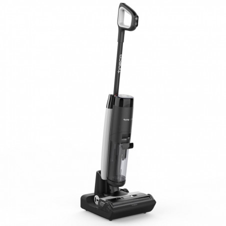Tineco Floor One S7 Flashdry Pet ηλεκτρική σκούπα, 230W, 0.72 l βρώμικο/0.85 l καθαρό, 40 λεπτά αυτονομία, 4 λειτουργίες, σύστημα αυτοκαθαρισμού FlashDry, οθόνη LED, Μαύρο