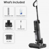 Tineco Floor One S7 Flashdry Pet ηλεκτρική σκούπα, 230W, 0.72 l βρώμικο/0.85 l καθαρό, 40 λεπτά αυτονομία, 4 λειτουργίες, σύστημα αυτοκαθαρισμού FlashDry, οθόνη LED, Μαύρο
