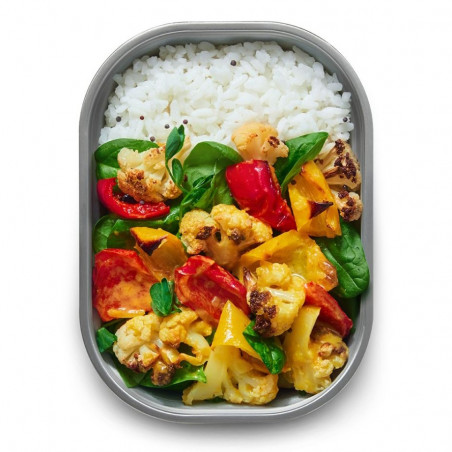 Σετ 3 τεμαχίων Black+Blum Meal Prep FBSS-BX-PACK1, 0,6/0,9/1,2 l, ορθογώνιο, κατάλληλο για φούρνο, χωρίς BPA, ανοξείδωτο ατσάλι, γκρι