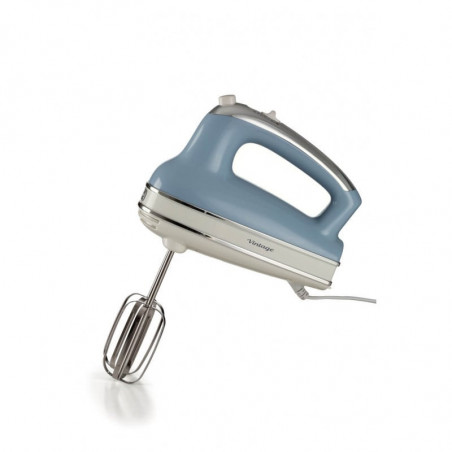 Μίξερ χειρός Ariete VINTAGE 1548/05, 450W, 5 ταχύτητες, Turbo, Sky Blue
