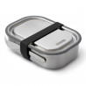 Κουτί φαγητού Black+Blum BAM-SS-L018, 1 l, ορθογώνιο, ασφαλές για φούρνο, χωρίς BPA, ανοξείδωτο ατσάλι, γκρι