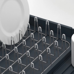 Στεγνωτήριο πιάτων Joseph Joseph Extend 85040, στόμιο αποστράγγισης, επεκτεινόμενο, υποδοχή σκευών, γκρι