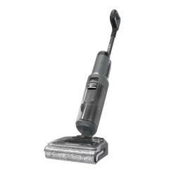 Κάθετη ηλεκτρική σκούπα Tineco Floor One S6 Stretch Extreme, 220W, 18000 Pa, Στεγνό/Υγρό, 0,72 l βρώμικο/0,8 l καθαρό, Αυτονομία 40 λεπτά, 233 m2, Οθόνη LED, Φωνητικός βοηθός, Μαύρο