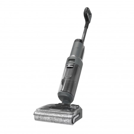 Κάθετη ηλεκτρική σκούπα Tineco Floor One S6 Stretch Extreme, 220W, 18000 Pa, Στεγνό/Υγρό, 0,72 l βρώμικο/0,8 l καθαρό, Αυτονομία 40 λεπτά, 233 m2, Οθόνη LED, Φωνητικός βοηθός, Μαύρο