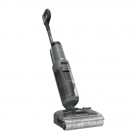 Κάθετη ηλεκτρική σκούπα Tineco Floor One S6 Stretch Extreme, 220W, 18000 Pa, Στεγνό/Υγρό, 0,72 l βρώμικο/0,8 l καθαρό, Αυτονομία 40 λεπτά, 233 m2, Οθόνη LED, Φωνητικός βοηθός, Μαύρο