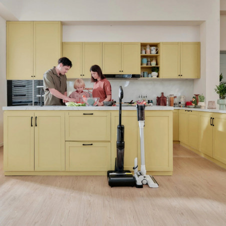 Tineco Floor One Switch S6 Pet Upright Vacuum Cleaner FW301400FR, 230W, Dry/Wet, 0.45L dirty/0.5L clean, Flashdry self-cleaning, Autonomy 65 min, Pet filter, Μαύρο
