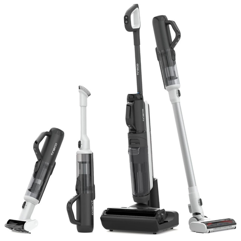 Tineco Floor One Switch S6 Pet Upright Vacuum Cleaner FW301400FR, 230W, Dry/Wet, 0.45L dirty/0.5L clean, Flashdry self-cleaning, Autonomy 65 min, Pet filter, Μαύρο
