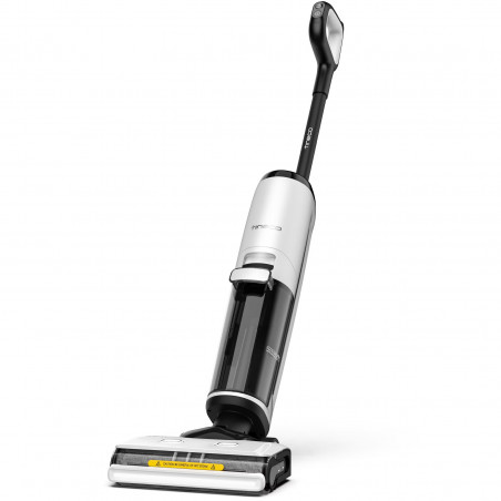 Κάθετη ηλεκτρική σκούπα Tineco Floor One S7 Steam Plus 4B1, 240W, Στεγνό/Υγρό, 0,7 l βρώμικο/0,8 l καθαρό, οθόνη LED και φωτισμός, Ατμός + στέγνωμα, Λευκό/μαύρο