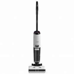 Κάθετη ηλεκτρική σκούπα Tineco Floor One S7 Steam Plus 4B1, 240W, Στεγνό/Υγρό, 0,7 l βρώμικο/0,8 l καθαρό, οθόνη LED και φωτισμός, Ατμός + στέγνωμα, Λευκό/μαύρο