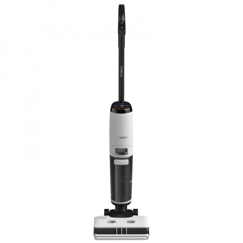 Κάθετη ηλεκτρική σκούπα Tineco Floor One S7 Steam Plus 4B1, 240W, Στεγνό/Υγρό, 0,7 l βρώμικο/0,8 l καθαρό, οθόνη LED και φωτισμός, Ατμός + στέγνωμα, Λευκό/μαύρο