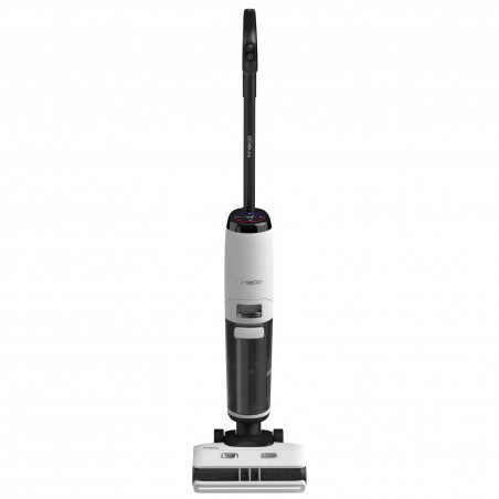 Κάθετη ηλεκτρική σκούπα Tineco Floor One S7 Steam Plus 4B1, 240W, Στεγνό/Υγρό, 0,7 l βρώμικο/0,8 l καθαρό, οθόνη LED και φωτισμός, Ατμός + στέγνωμα, Λευκό/μαύρο
