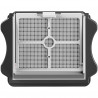Κάθετη ηλεκτρική σκούπα Tineco Floor One S7 Steam Plus 4B1, 240W, Στεγνό/Υγρό, 0,7 l βρώμικο/0,8 l καθαρό, οθόνη LED και φωτισμός, Ατμός + στέγνωμα, Λευκό/μαύρο