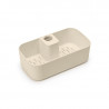 Οργανωτής ντους Brabantia ReNew 1006272, 7.5x13.3x24.4 cm, Βάθος με τρύπες νερού, Ανθεκτικό στη διάβρωση, Μπεζ