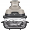 Φριτέζα ζεστού αέρα φορητός 4σε1 Ninja CRISPi FN101EUST, 1700W, 3.8l, 6 μερίδες, 2 γυάλινα δοχεία, 4 προγράμματα, χωρίς PFAS και BPA, Μπεζ