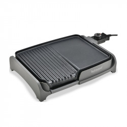 Techwood TTG-3326/2, 1600W, 33x26 cm, Αντικολλητική επίστρωση, Θερμοστάτης, Μαύρο
