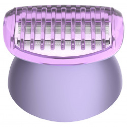 Αποτριχωτική μηχανή Techwood TCO-6007, 2 ταχύτητες, φως LED, 2 ώρες αυτονομία, USB-C, IPX7, Λευκό/Μωβ
