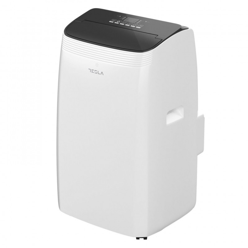 Κινητό κλιματιστικό Tesla TTMYW-09CHW, 9000 BTU, 25 m2, 390 m3/h, Wi-Fi, Drain Free, R290, οθόνη LED, αφύγρανση, νυχτερινή λειτουργία, λευκό