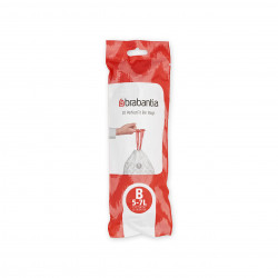 Brabantia PerfectFit σακούλες απορριμμάτων 647034, μέγεθος B, 5-7 l, 20 τεμάχια, λευκό
