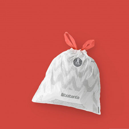 Brabantia PerfectFit σακούλες απορριμμάτων 647034, μέγεθος B, 5-7 l, 20 τεμάχια, λευκό