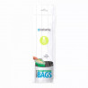 Σακούλες απορριμμάτων Brabantia PerfectFit 647032, μέγεθος K, 10 l, 10 τεμάχια, βιοδιασπώμενες, πράσινες