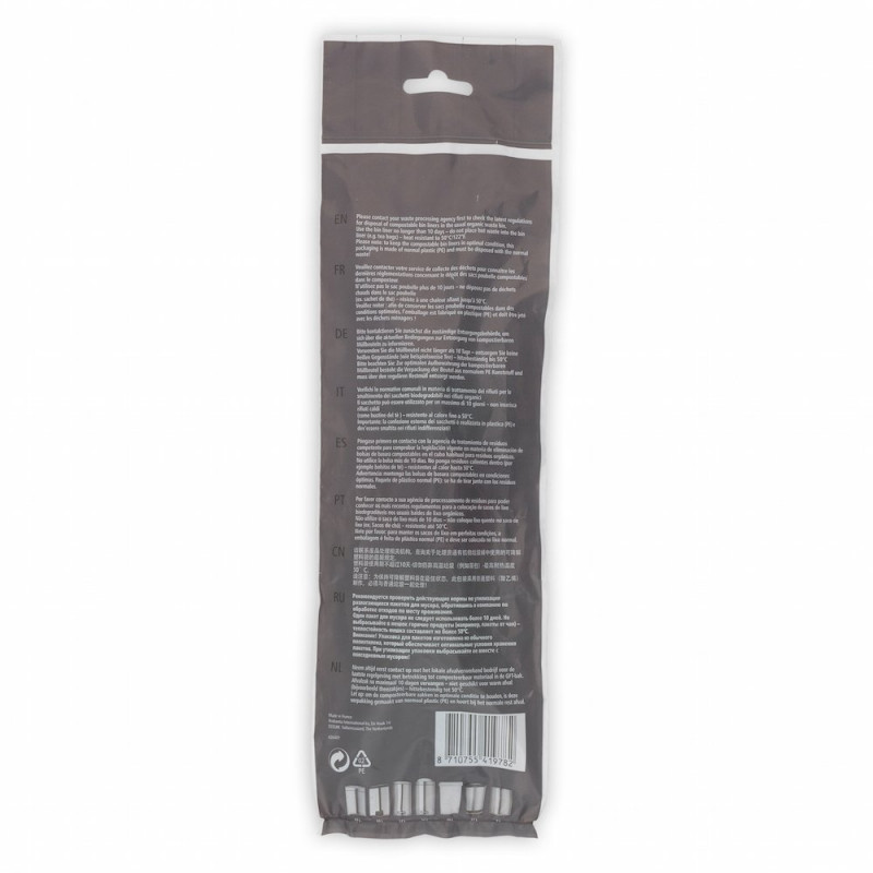 Σακούλες απορριμμάτων Brabantia PerfectFit 647031, μέγεθος C, 10-12 l, 10 τεμάχια, βιοδιασπώμενες, πράσινες