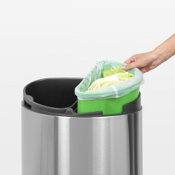 Σακούλες απορριμμάτων Brabantia PerfectFit 647031, μέγεθος C, 10-12 l, 10 τεμάχια, βιοδιασπώμενες, πράσινες