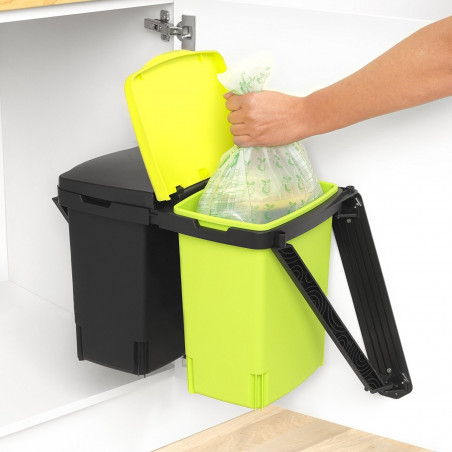 Σακούλες απορριμμάτων Brabantia PerfectFit 647031, μέγεθος C, 10-12 l, 10 τεμάχια, βιοδιασπώμενες, πράσινες