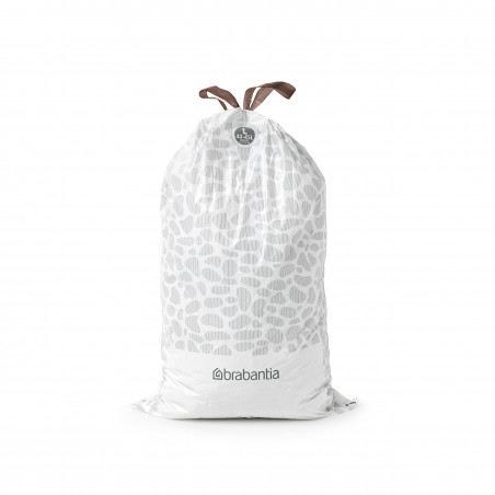 Σακούλες απορριμμάτων Brabantia PerfectFit FlatBack+/Touch 647036, μέγεθος L, 40-45 l, 10 τεμάχια, λευκό