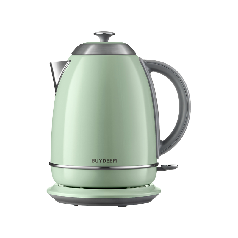 Ηλεκτρικός βραστήρας BUYDEEM K640, 2400W, 1.7 l, προστασία ξηρού βρασμού, χωρίς BPA, LED, ανοιχτό πράσινο