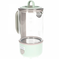 Ηλεκτρικός βραστήρας BUYDEEM K314, 300W, 0.6 l, Χρονοδιακόπτης με 3 στάδια, 3 ρυθμίσεις θερμοκρασίας, Διατήρηση ζεστού έως 8 ώρες, Πράσινο φως