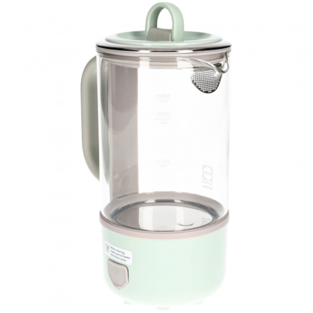 Ηλεκτρικός βραστήρας BUYDEEM K314, 300W, 0.6 l, Χρονοδιακόπτης με 3 στάδια, 3 ρυθμίσεις θερμοκρασίας, Διατήρηση ζεστού έως 8 ώρες, Πράσινο φως
